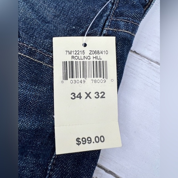 Triumph for Lucky Brand Men’s 121 Heritage Slim Denim Blue Jeans NWT 34x32 - Picture 7 of 12